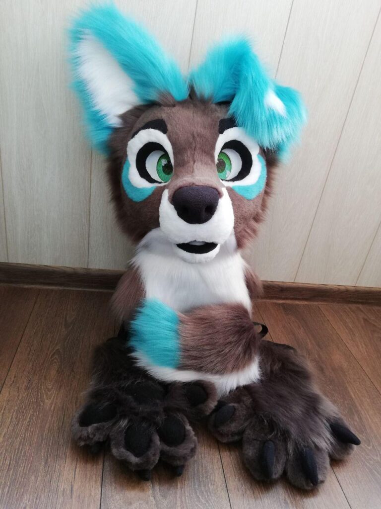 Fursuit Puppy White Star