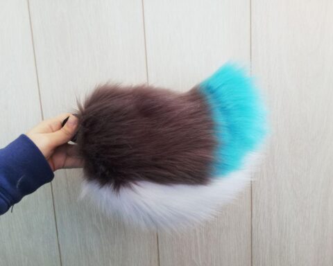 Fursuit Puppy White Star Tail