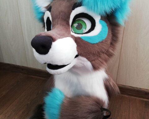 Fursuit Puppy White Star