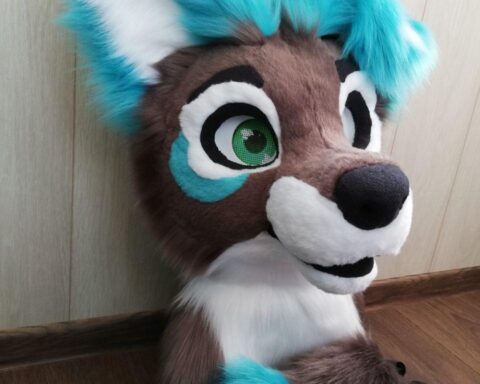 Fursuit Puppy White Star