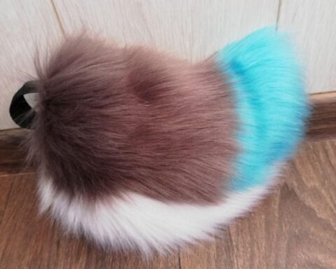 Fursuit Puppy White Star Tail