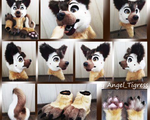 Commission partial fursuit Azareus