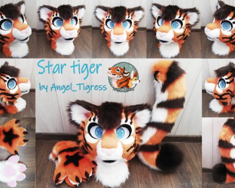 Star Tiger Fursuit Partial