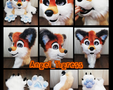 Collie Partial Fursuit Commission