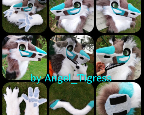 Cute sergal fursuit