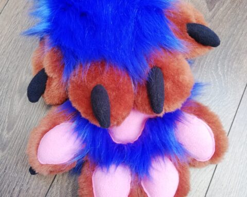 Blue Fox Full fursuit paws