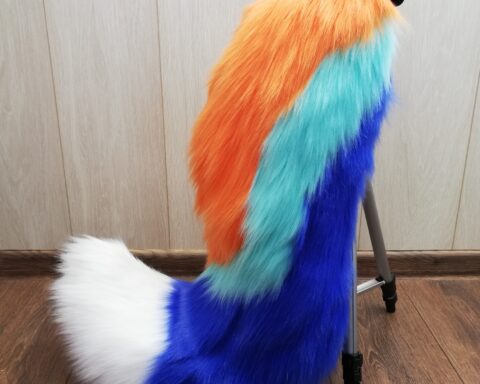 Blue Fox Full fursuit tail