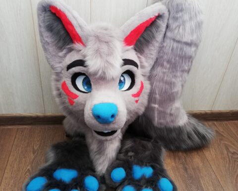 Gray Wolf Fursuit