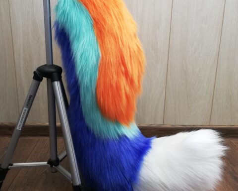 Blue Fox Full fursuit tail