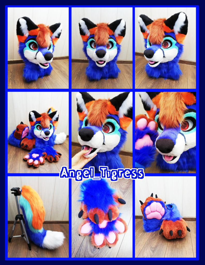 Blue Fox Full fursuit