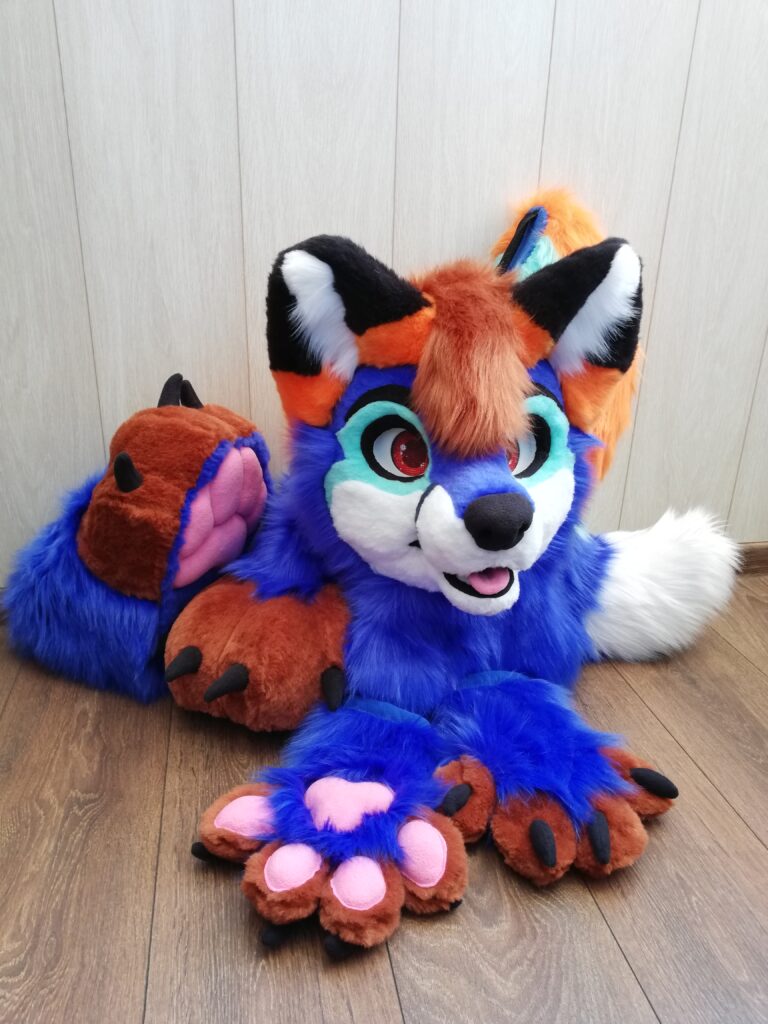 Blue Fox Full fursuit