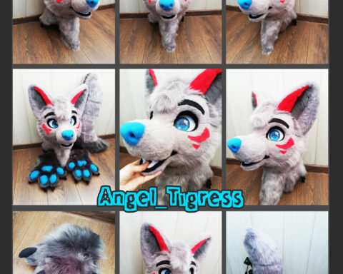 Gray Wolf Fursuit