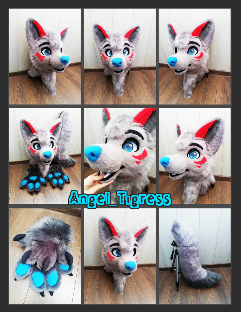 Gray Wolf Fursuit