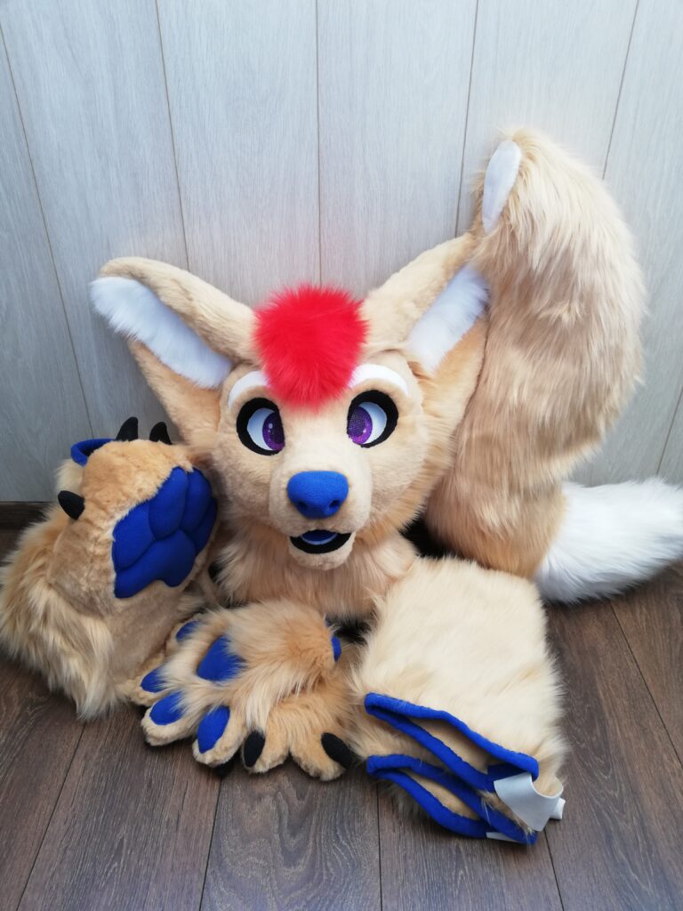 Cream Fenec fursuit