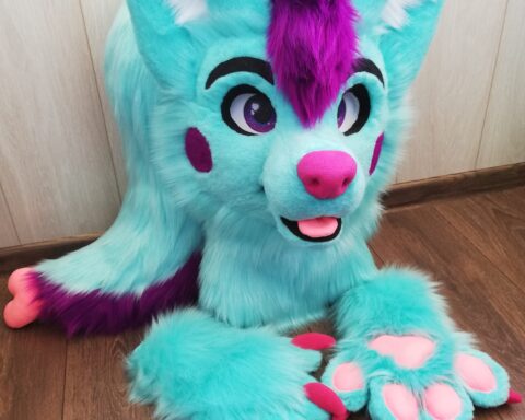 fursuit Aqua Dog