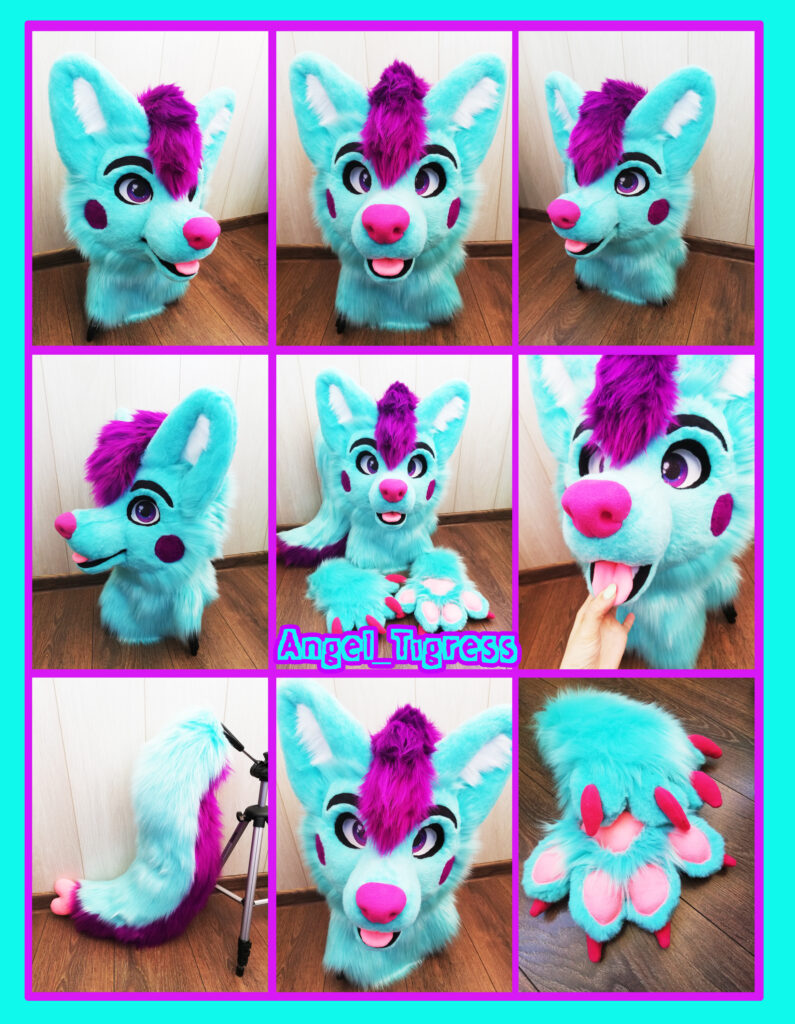 fursuit Aqua Dog