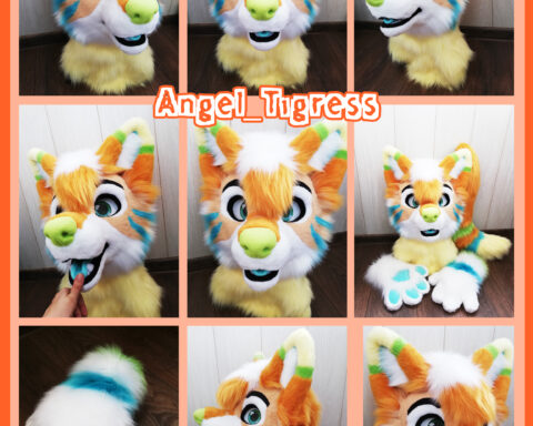 Ginger Dog Partial Fursuit