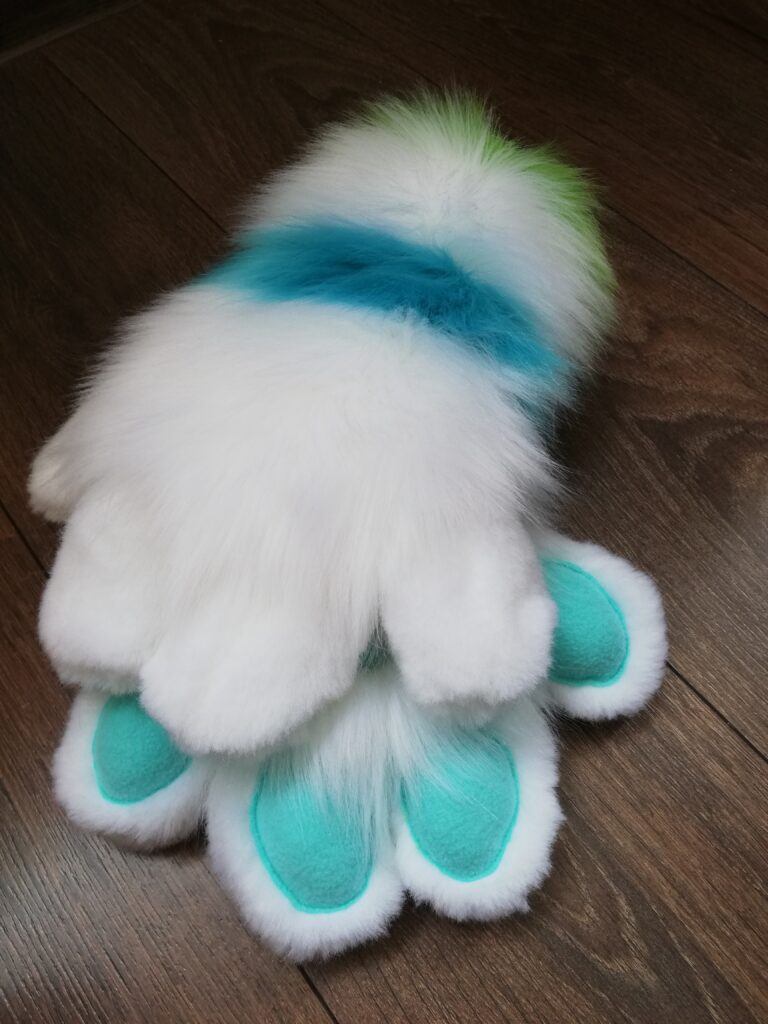 Ginger Dog Partial Fursuit Paws