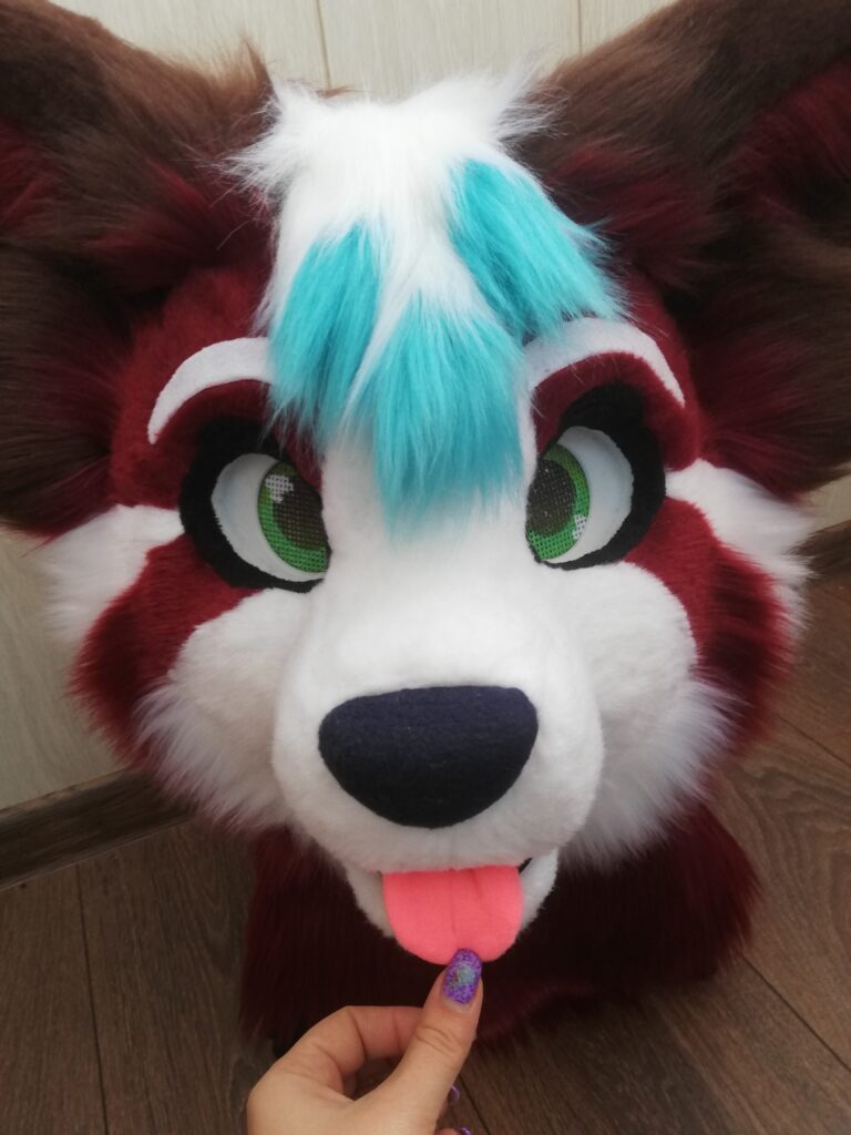 Red Panda partial fursuit head