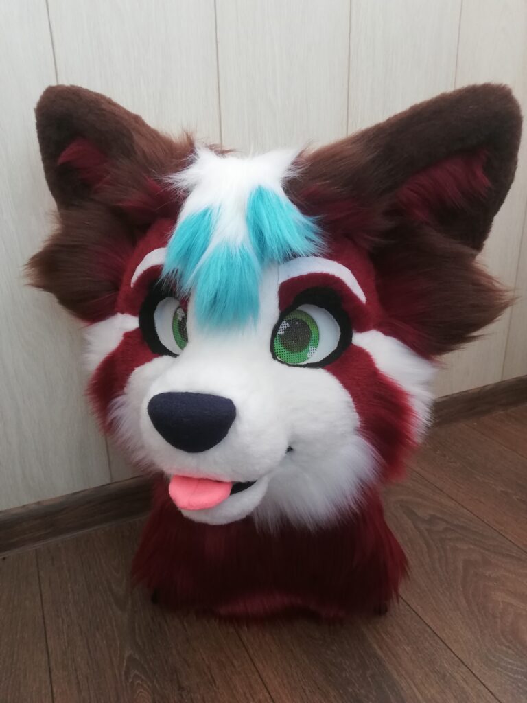 Red Panda partial fursuit head