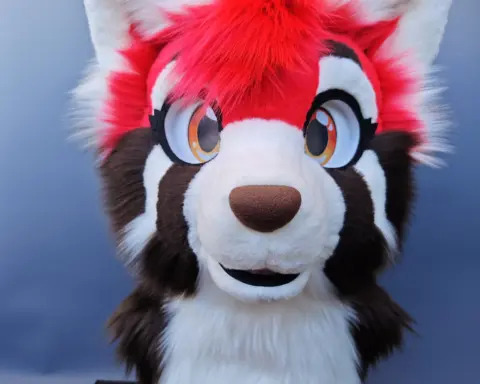 Red Panda Fursuit Full Head