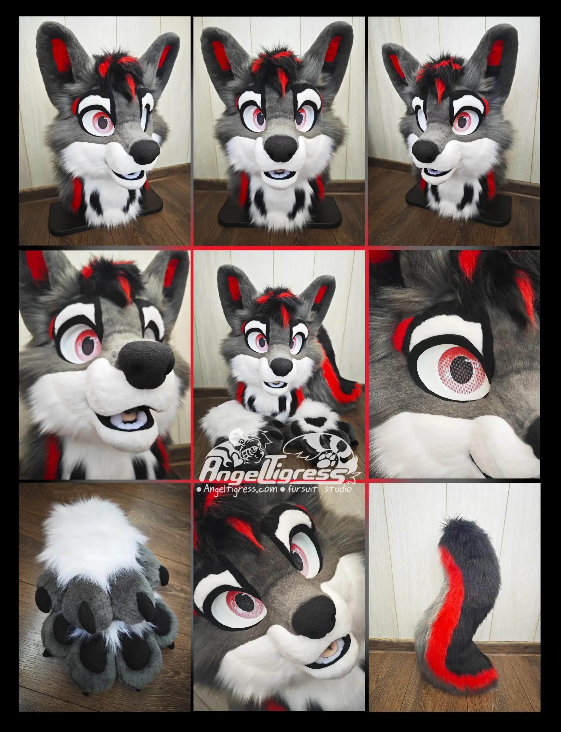 Normal Fursuit Fox Fursuit Partial (Normal) - Angel Tigress Fursuit Studio